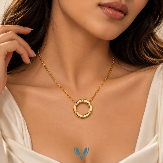 Cartier-Inspired Halo Pendant