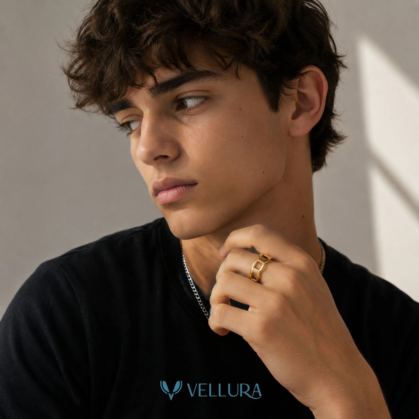 Gold Chain Link Ring