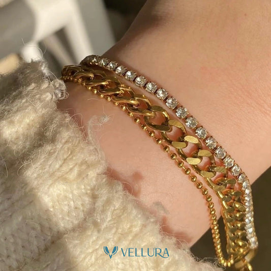 Crystal Tennis Chain Bracelet