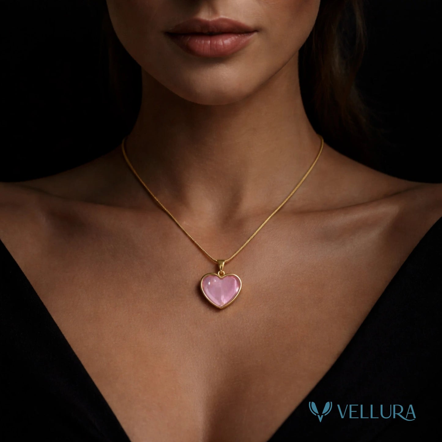 Heart Stone Necklace