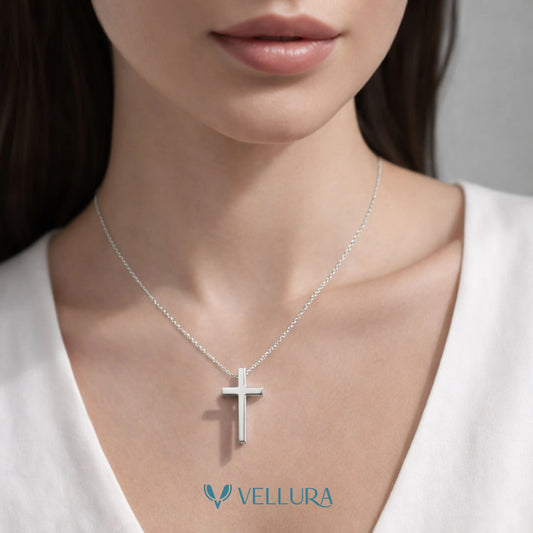 Silver Cross Necklace