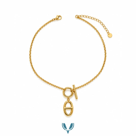 Toggle Pendant Chain Necklace