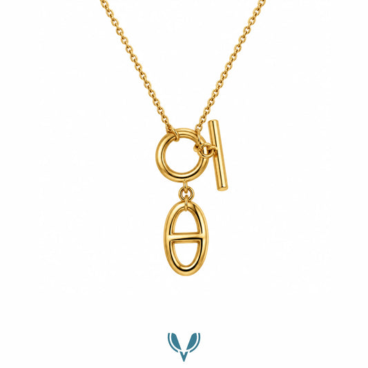 Toggle Pendant Chain Necklace