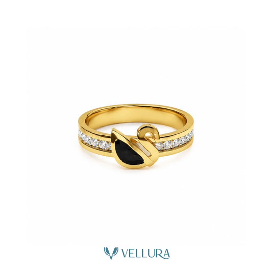 Swan Crystal Ring