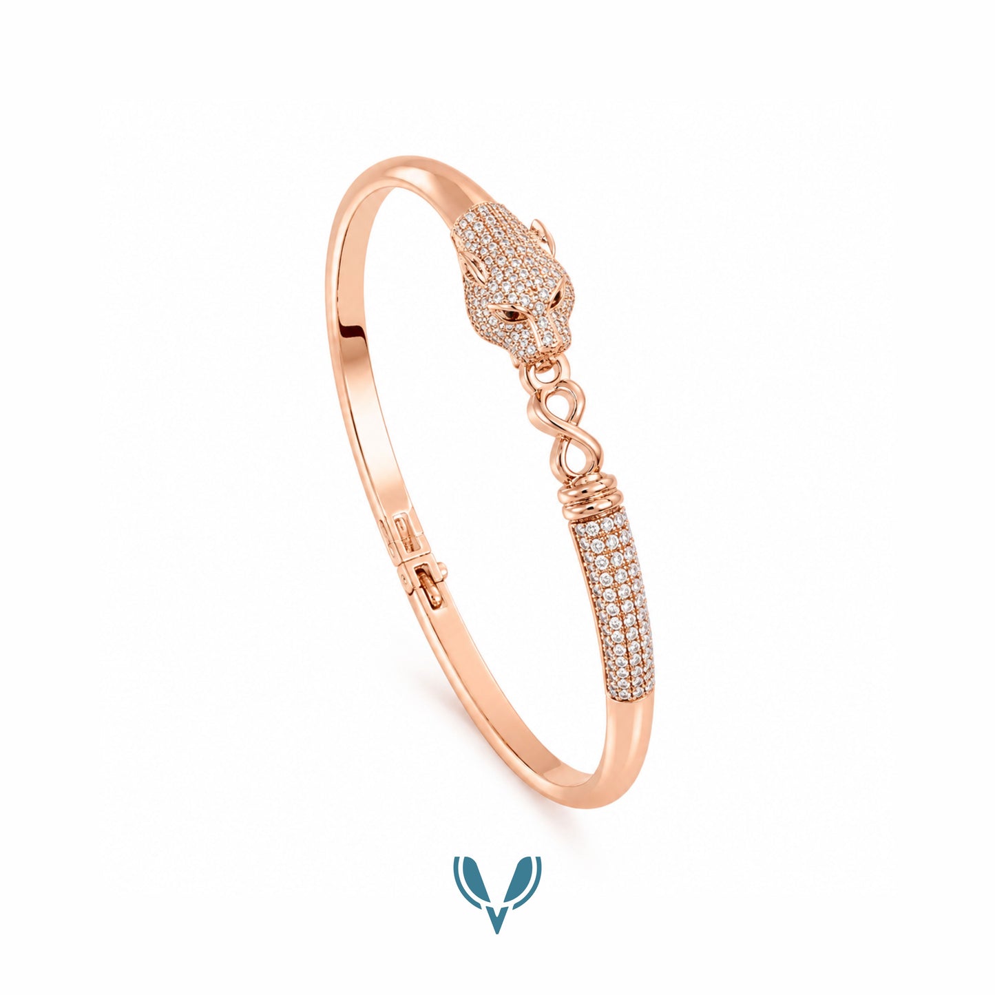 Rose Gold Panther Bracelet
