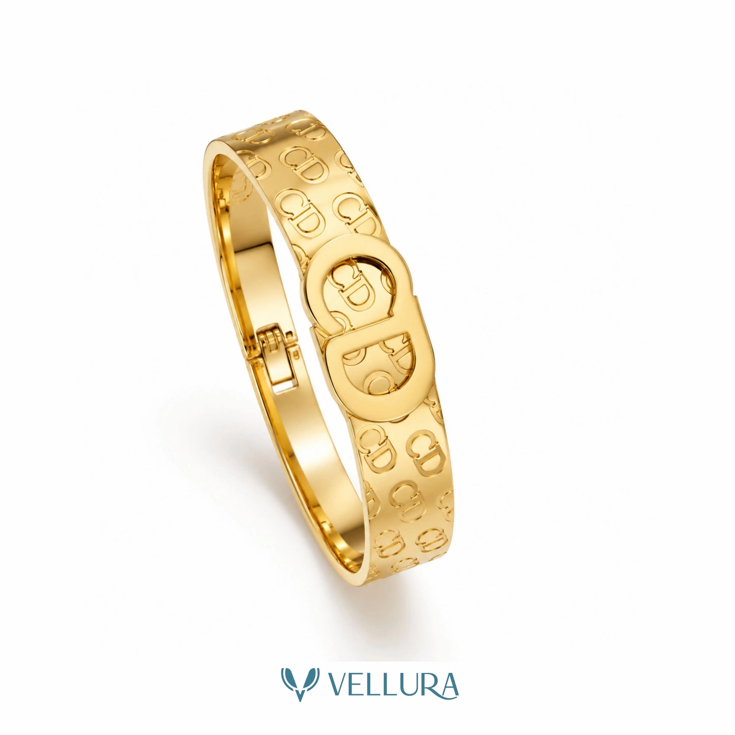 DIOR Inspired Gold Bangle