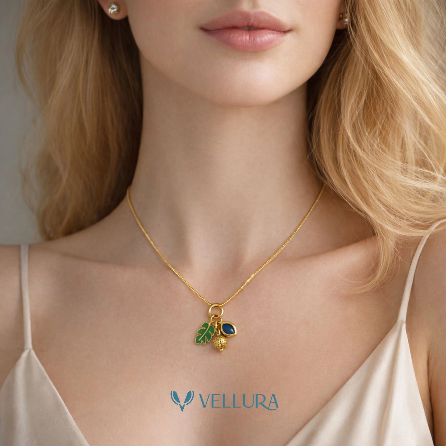 Gold Charm Necklace