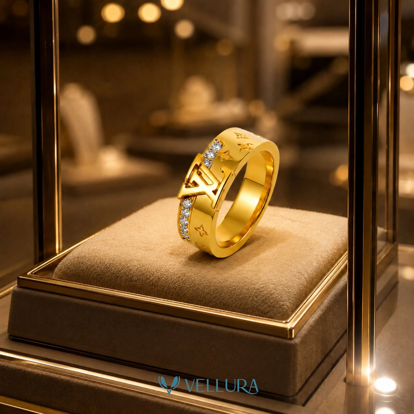 Designer Monogram Ring