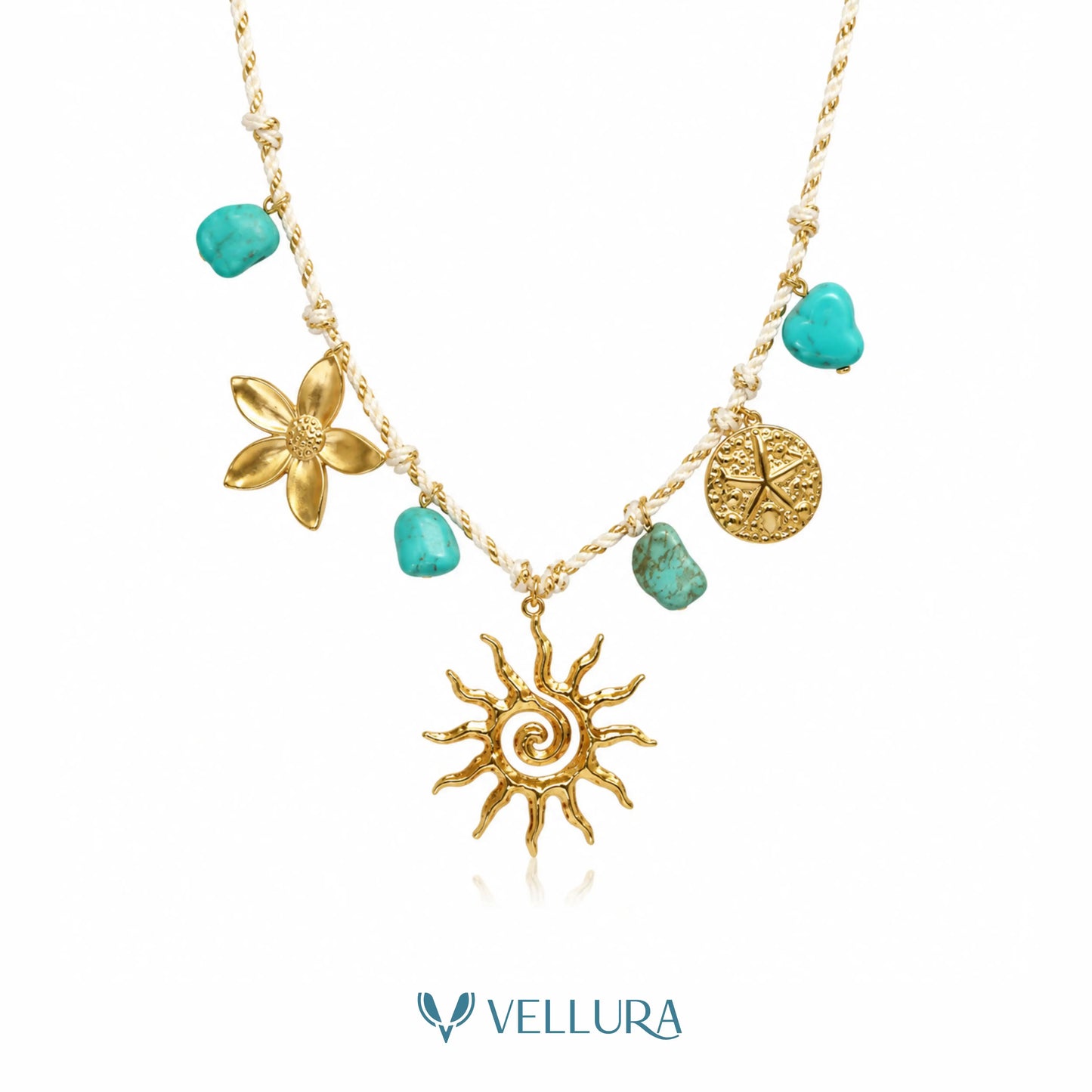 Sun Charm Necklace VEL-0001
