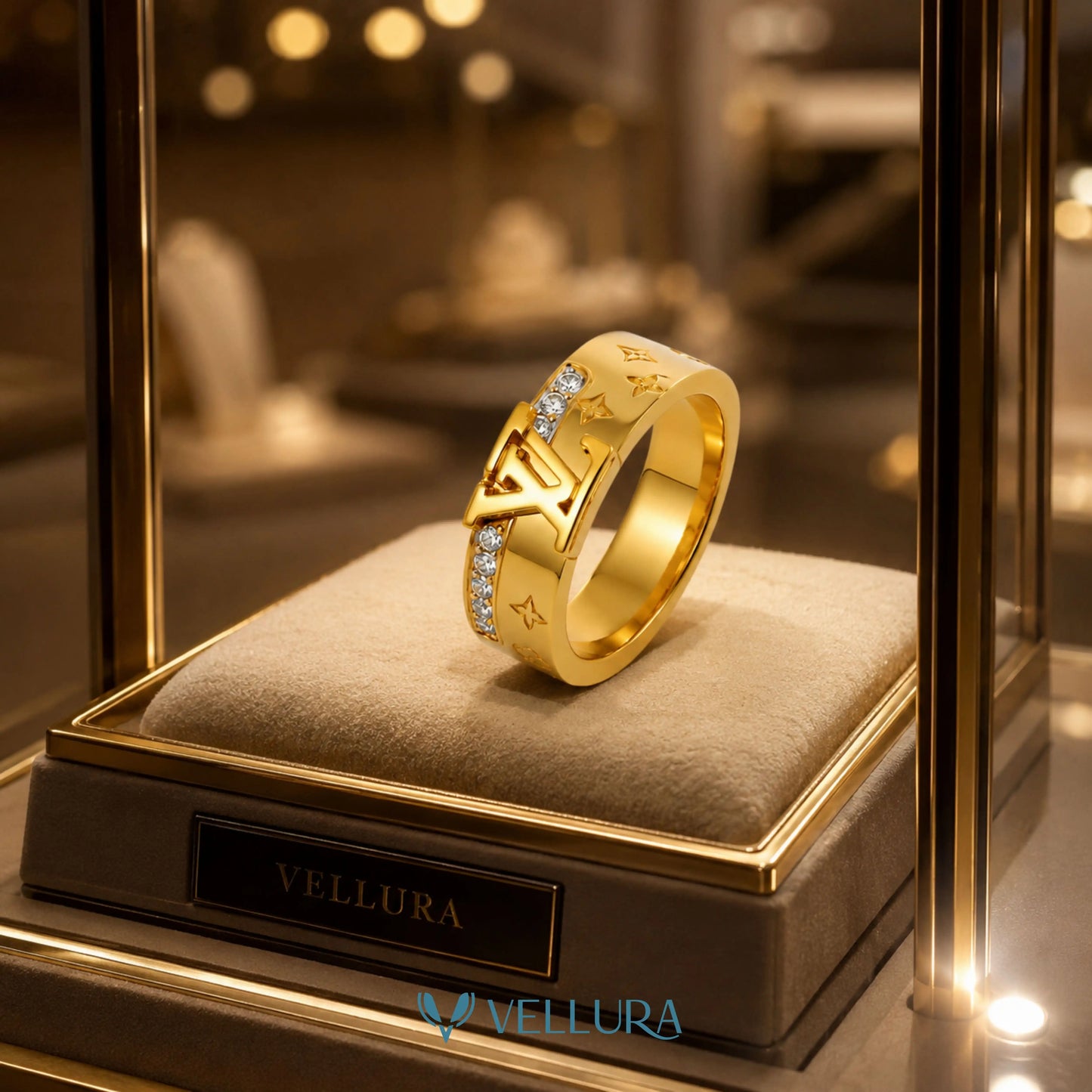 Designer Monogram Ring