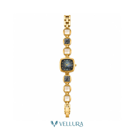 Black Marble Luxe Watch