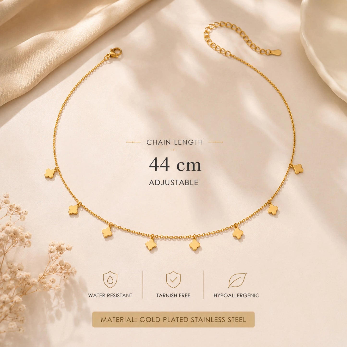 Clover Charm Necklace