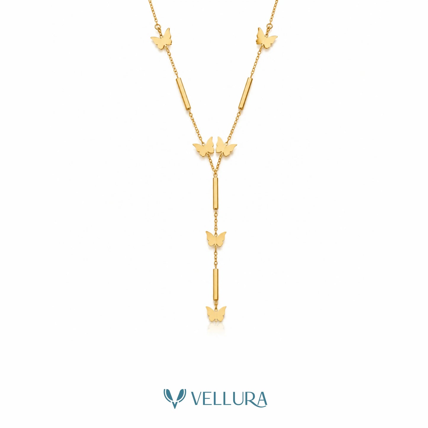 Butterfly Drop Necklace
