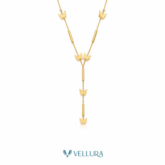 Butterfly Drop Necklace