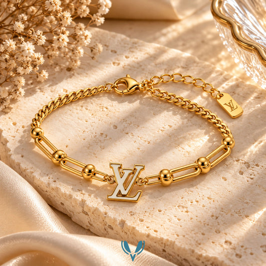 Monogram Link Chain Bracelet