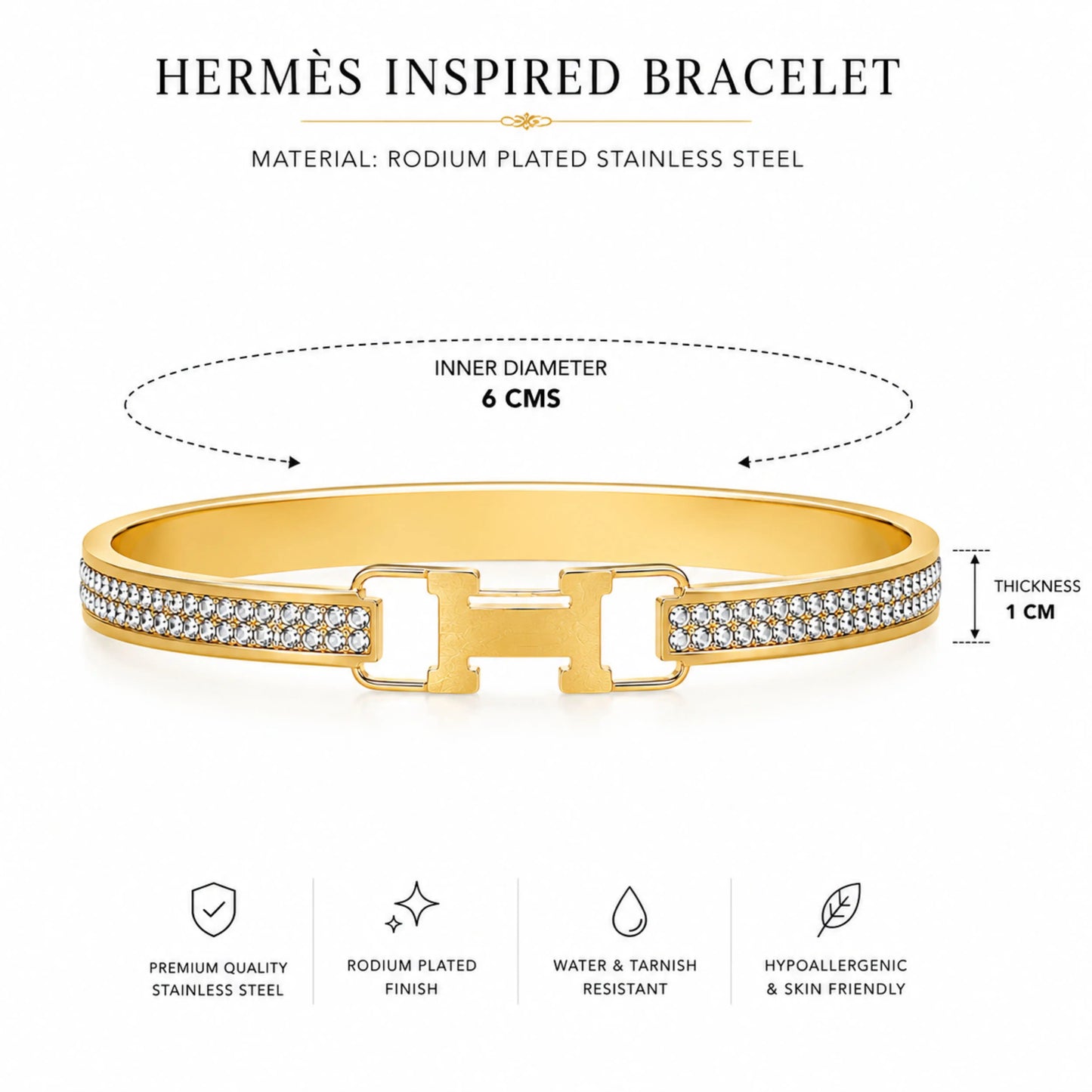 H-Style Cuff Bracelet