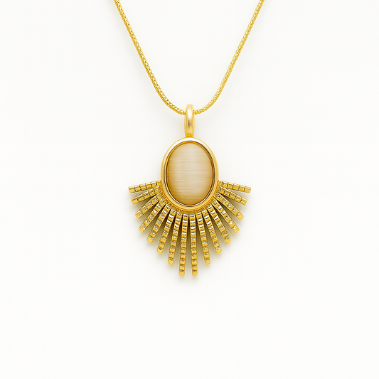 Anti-tarnish 18k Gold plated stainless steel necklace