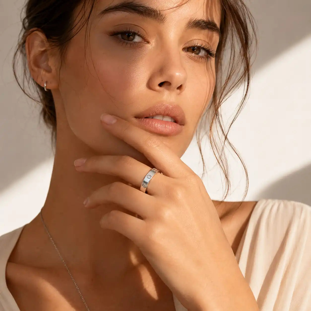 Cartier-Inspired Studded Ring