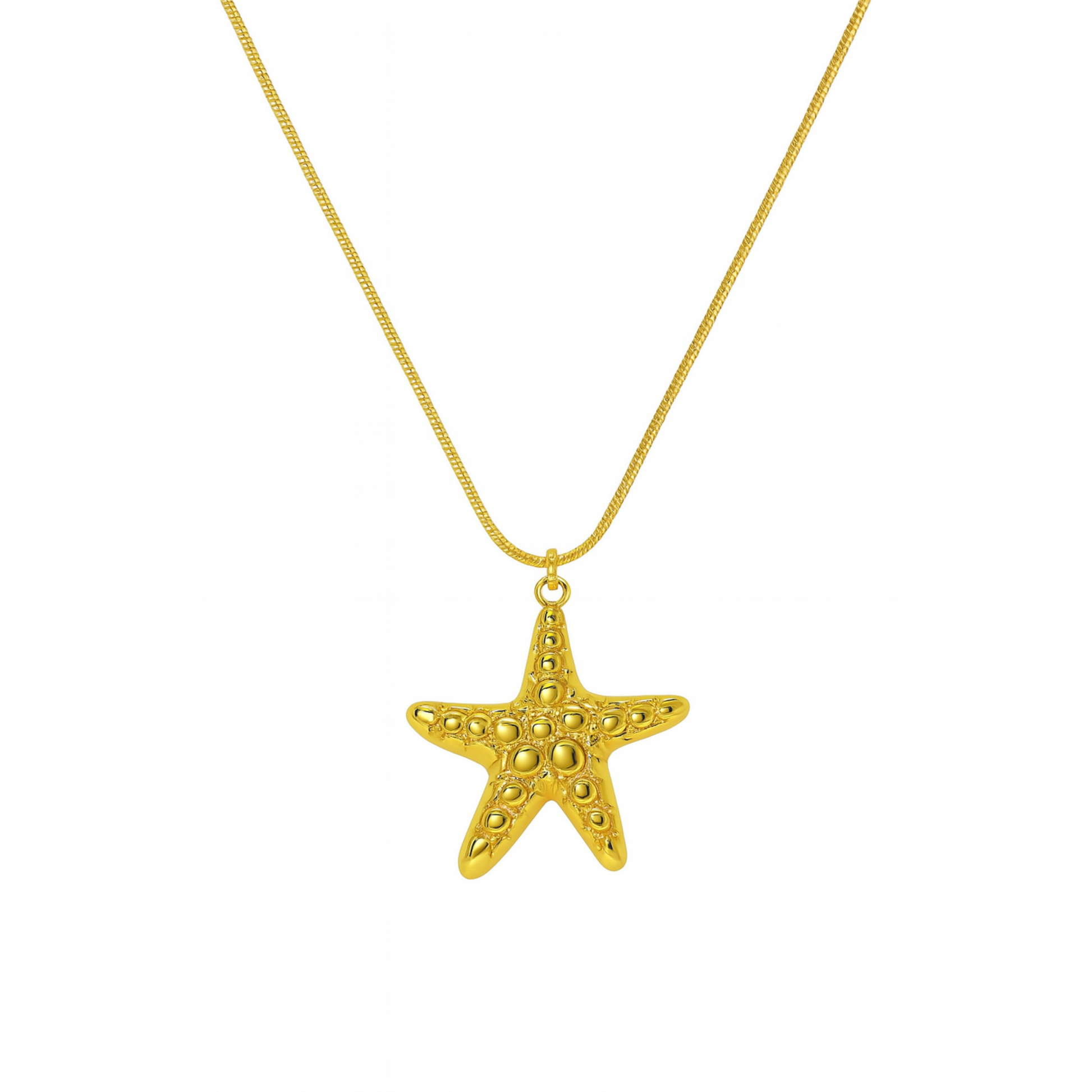 Anti-tarnish 18k Gold plated stainless steel necklace