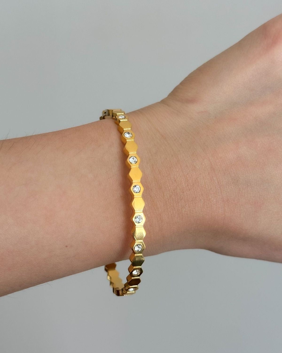 Hexa Crystal Bracelet