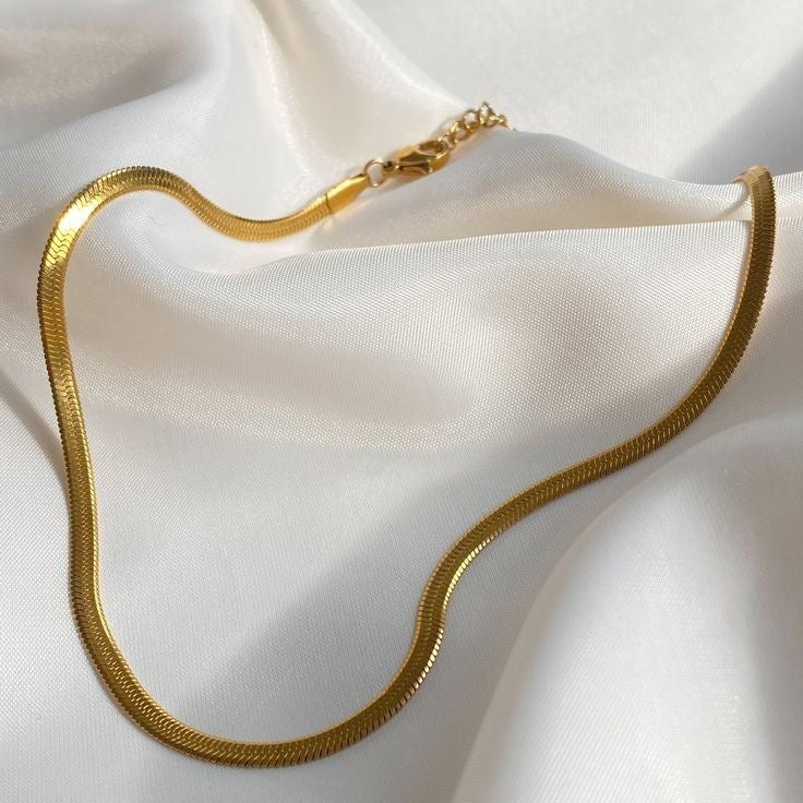 Unisex Snake Chain | 18K Gold Plated