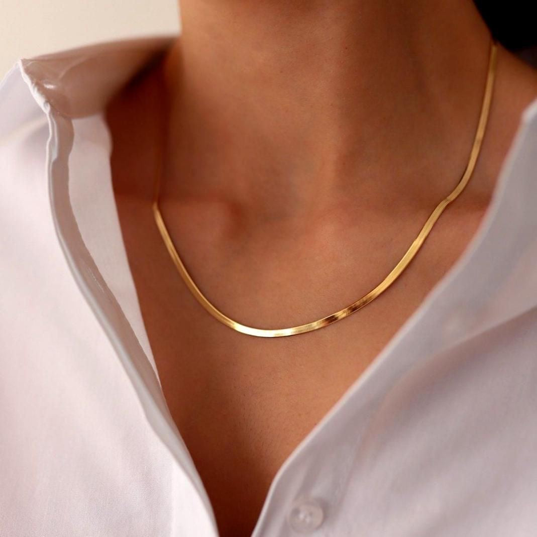 Unisex Snake Chain | 18K Gold Plated