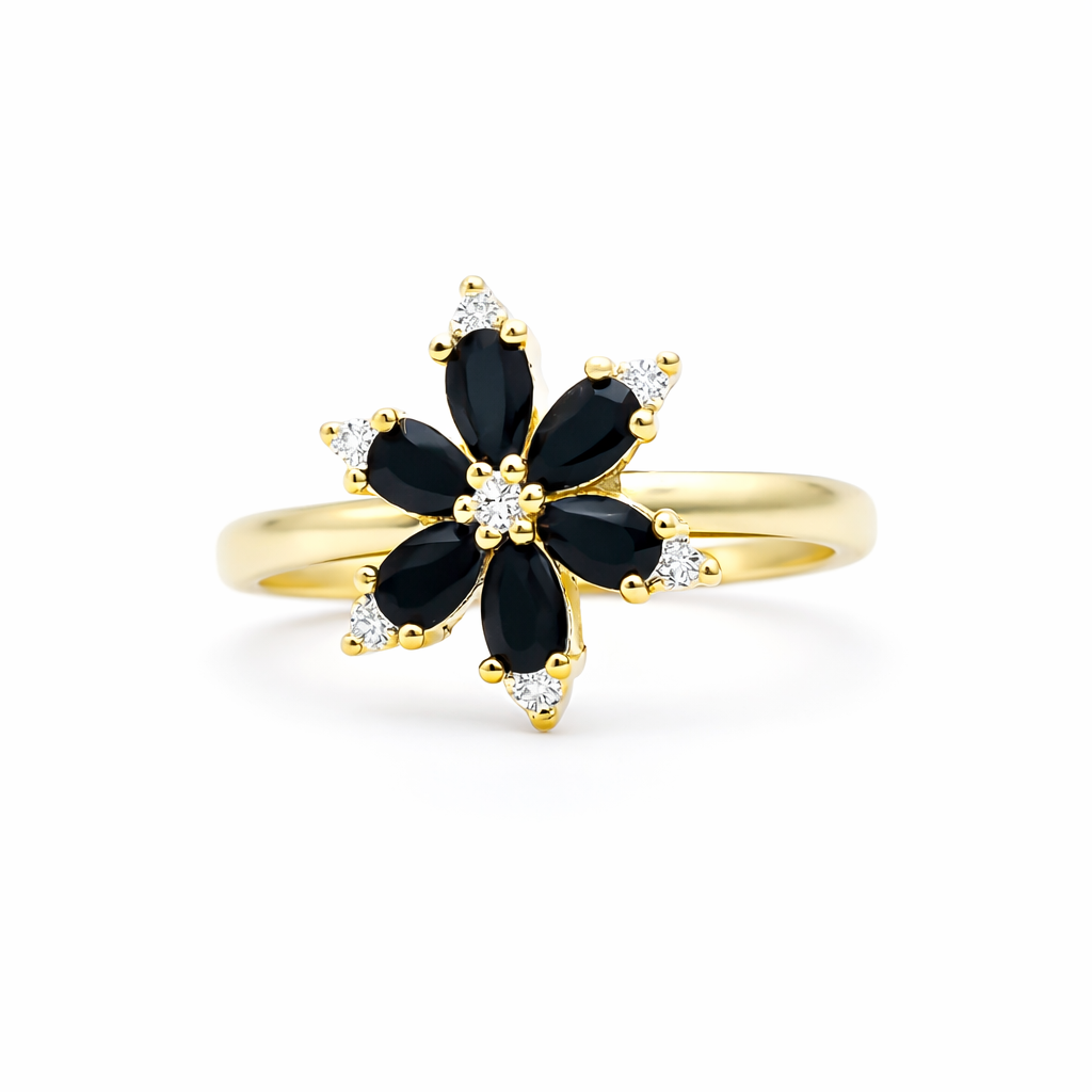 Gold Floral Ring