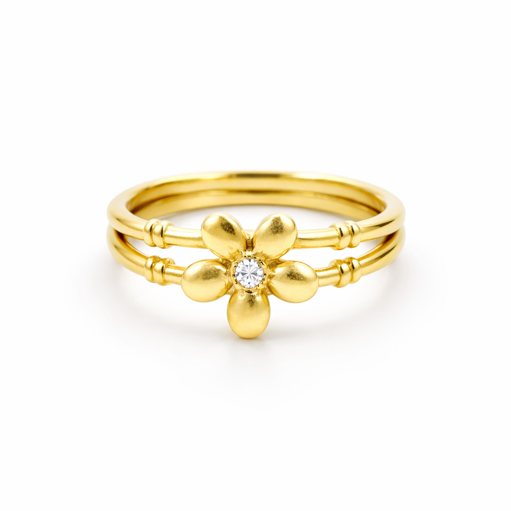 Emerald Bloom Ring