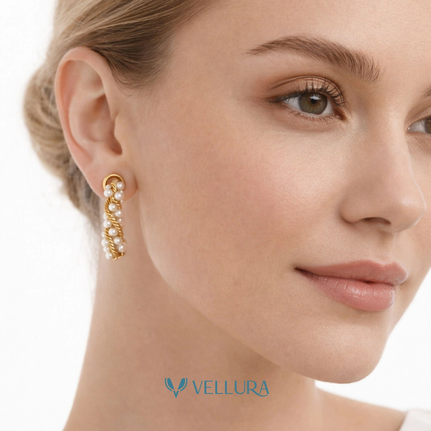 Pearl Hoop Earrings