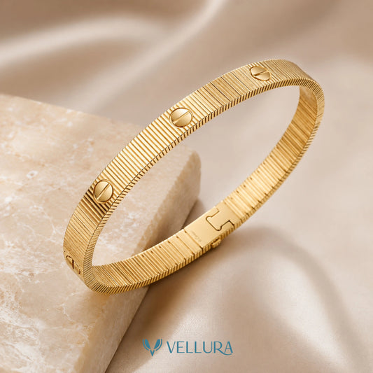 Cartier-Inspired Gold Bracelet