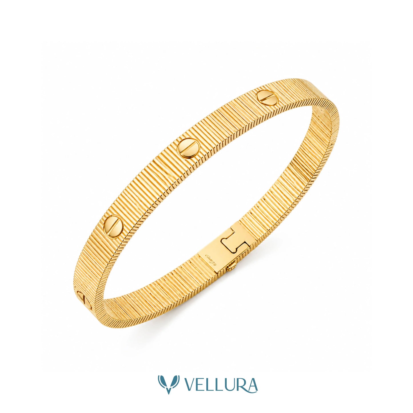 Cartier-Inspired Gold Bracelet