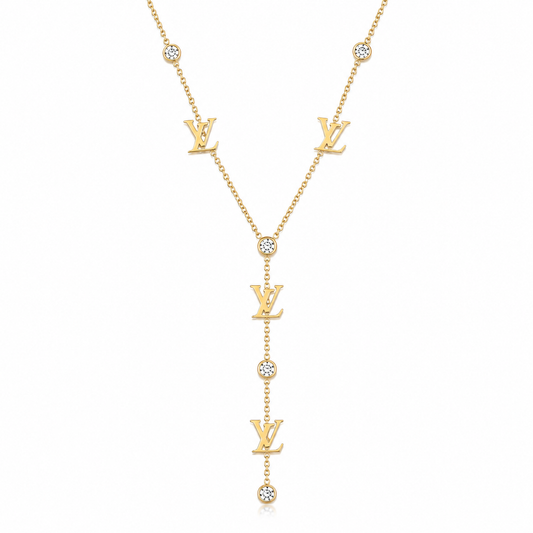 YSL Inspired Drop Necklace